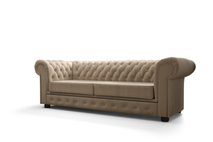 GRAND Pohovka LUXURY, dvojsedák Barva: VELVET 06, Rozkládání do lůžka: Ano