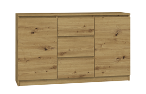 TPS Komoda 2D3S 120 cm - Dub artisan