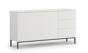 GAB Komoda QUER K2D3SZ, Bílá 150 cm