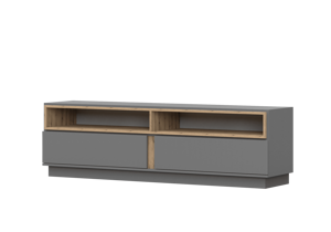 IDZ Televizní stolek GREY II RTV 09, 180 cm Šedá/Dub Artisan