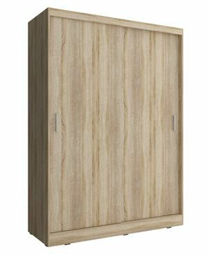 PSK Šatní skříň KIWI 130 cm, Dub Sonoma