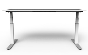 Elektricky výškově stavitelný stůl ADJUSTME – rozměry na míru, více barev desky 140 x 80 cm