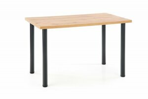 Jídelní stůl MODEX 2 – 120x68x75, kov/dřevo, dub votan