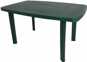 Zahradní stůl ROA — plast, zelená