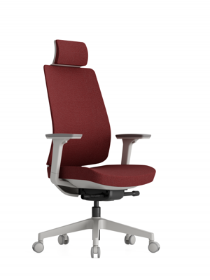 Kancelářská ergonomická židle OFFICE More K50 — bílá, více barev Červená