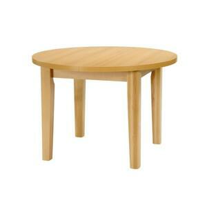 Jídelní kulatý stůl FIT 110 —110 cm + rozklad 35 cm, více barev