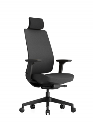 Kancelářská ergonomická židle OFFICE More K50 — černá, více barev Černá
