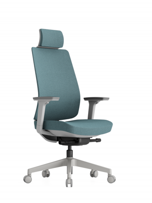 Kancelářská ergonomická židle OFFICE More K50 — bílá, více barev Modrá