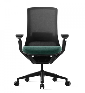 Kancelářská ergonomická židle ROLY BLACK - síťovina, více barev Zelená