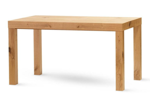 Jídelní rozkládací stůl WOODY — 140x80 cm (rozklad + 40 cm), dub sukatý