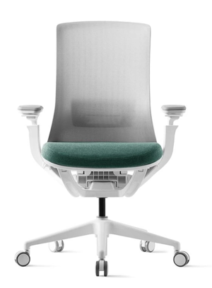 Kancelářská ergonomická židle ROLY WHITE - síťovina, více barev Zelená