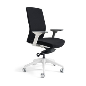 Kancelářská ergonomická židle BESTUHL J2 WHITE BP — více barev, bez podhlavníku Černá 201