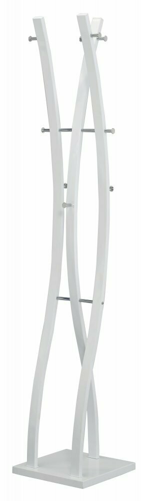 Stojanový věšák MEDAN – 179 cm, bílá