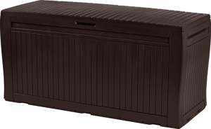 Zahradní úložný box BRAY — 270L, hnědá