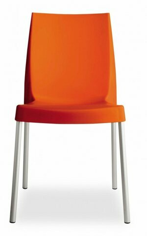 Plastová jídelní židle Stima BOULEVARD – bez područek, více barev Arancio