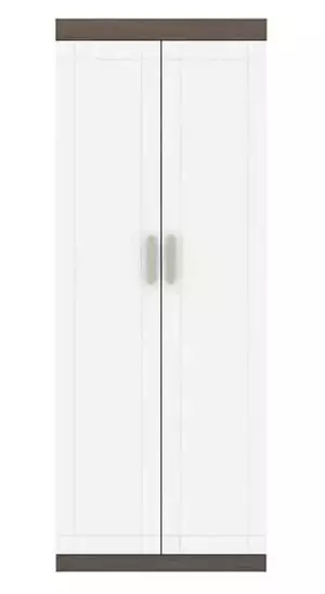 Casarredo Šatní skříň 2D TENESSI bergamo jilm/bílá lesk