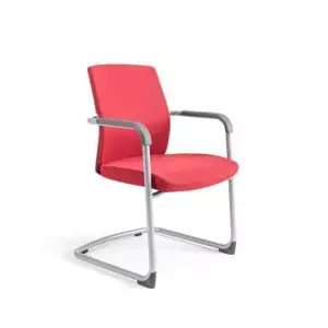 Office Pro Jednací židle JCON WHITE - červená 202