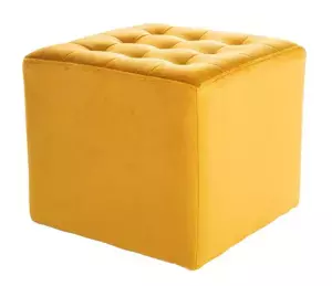 Casarredo Taburet LORI velvet žlutá curry