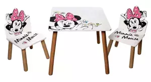 Arditex Dětský stůl s židlemi Minnie Mouse STAR0577