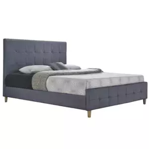 Tempo Kondela Manželská postel Balder New, 180x200 - šedá