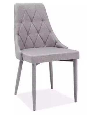 Casarredo Jídelní čalouněná židle TRIX šedá