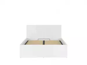 BRW Postel TETRIX s roštem LOZ/140/B, bílý lesk