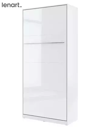 Casarredo Výklopná postel 90 CONCEPT PRO CP-03P bílá lesk/bílá mat