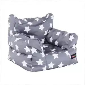 Tempo Kondela Sedací vak LURKO 100l - šedá/bílá vzor