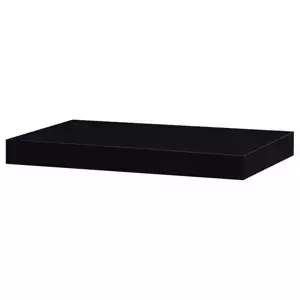 Autronic Nástěnná polička 40 cm P-023 BK - černá