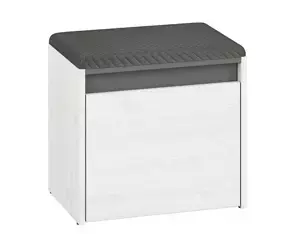 Casarredo Botník s výklopnými dvířky FARFARA sněžná borovice/antracit