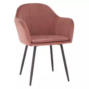 Tempo Kondela Designové křeslo ZIRKON - růžovohnědé