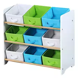 Kesper Organizer na hračky s barevnými boxy UBKE0414