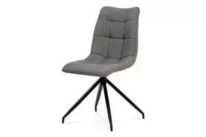 Autronic Jídelní židle HC-396 COF2 - hnědá látka + ekokůže