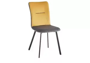 Casarredo Čalouněná židle VLADO žlutá/šedá