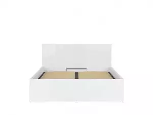 BRW Postel TETRIX s roštem LOZ/160/B, bílý lesk