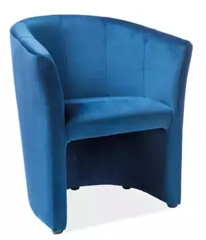 Casarredo Čalouněné křeslo TM-1 VELVET modrá
