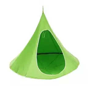 Tempo Kondela Závěsné houpací křeslo KLORIN NEW CACOON HAMMOCK, zelená KLASIK