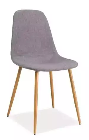 Casarredo Jídelní čalouněná židle FOX šedá