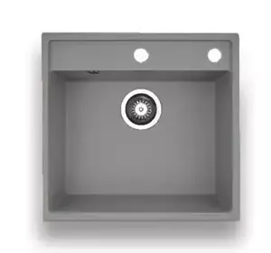 Casarredo Pyragranitový dřez CAMEA 1B (53x50) grey