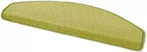 Hanse Home Sada 15 ks nášlapů na schody: Fancy 103009 zelená 23x65 půlkruh (rozměr včetně ohybu), sada 15 ks