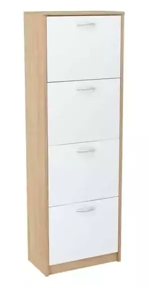 Casarredo Botník VIVA 4K dub sonoma/bílá