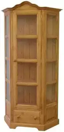 Unis Dřevěná vitrína jednoduchá 00701