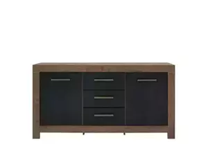 BRW Komoda Balin KOM2D3S - dub monastery/dub černý