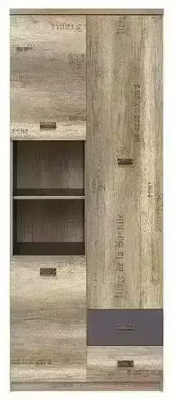BRW Regál Malcolm REG3D2S