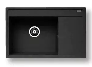 Casarredo Pyragranitový dřez CAMEA 1B 1D LH (79x50) black
