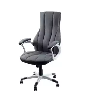 Autronic Kancelářská židle KA-T217 GR2 GR2 - látka šedá/koženka černá