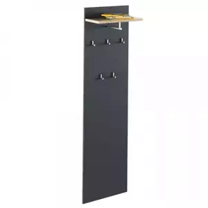 Tempo Kondela Věšákový panel RIOMA NEW TYP 19 - grafit/dub artisan