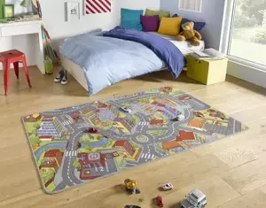 Hanse Home Dětský kusový koberec Play 102379 - šedá 90x200 cm