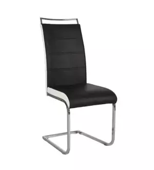 Casarredo Jídelní čalouněná židle H-441 černá/bílá