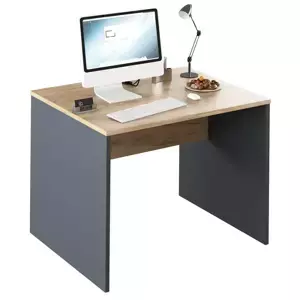 Tempo Kondela Psací stůl RIOMA NEW TYP 12 - grafit / dub artisan